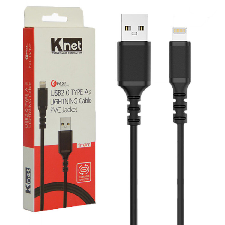 کابل آیفونی فست شارژ K-net K-C530 1m